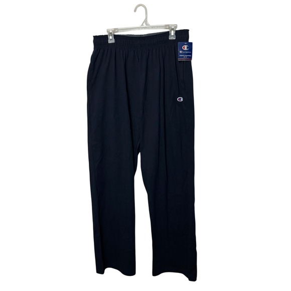 Champion Other - Champion Pants Mens XL Navy Blue Open Bottom Lightweight Cotton Stretch NWT